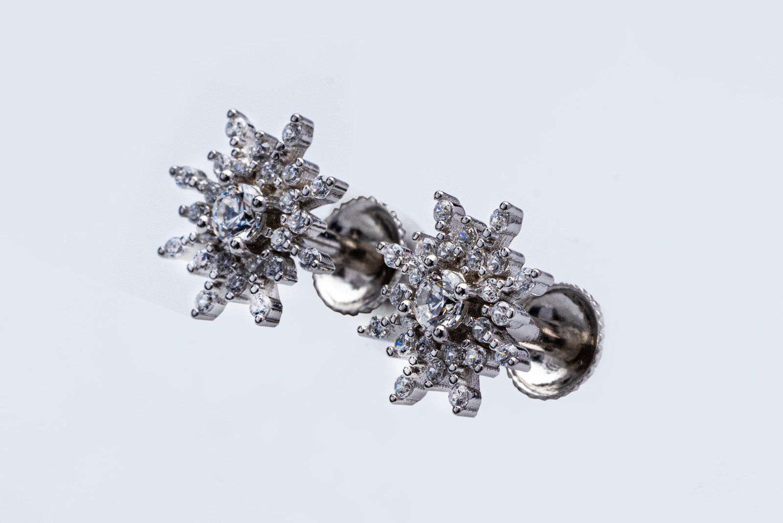 celestial snowflake studs celestial snowflake studs