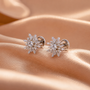 celestial snowflake studs