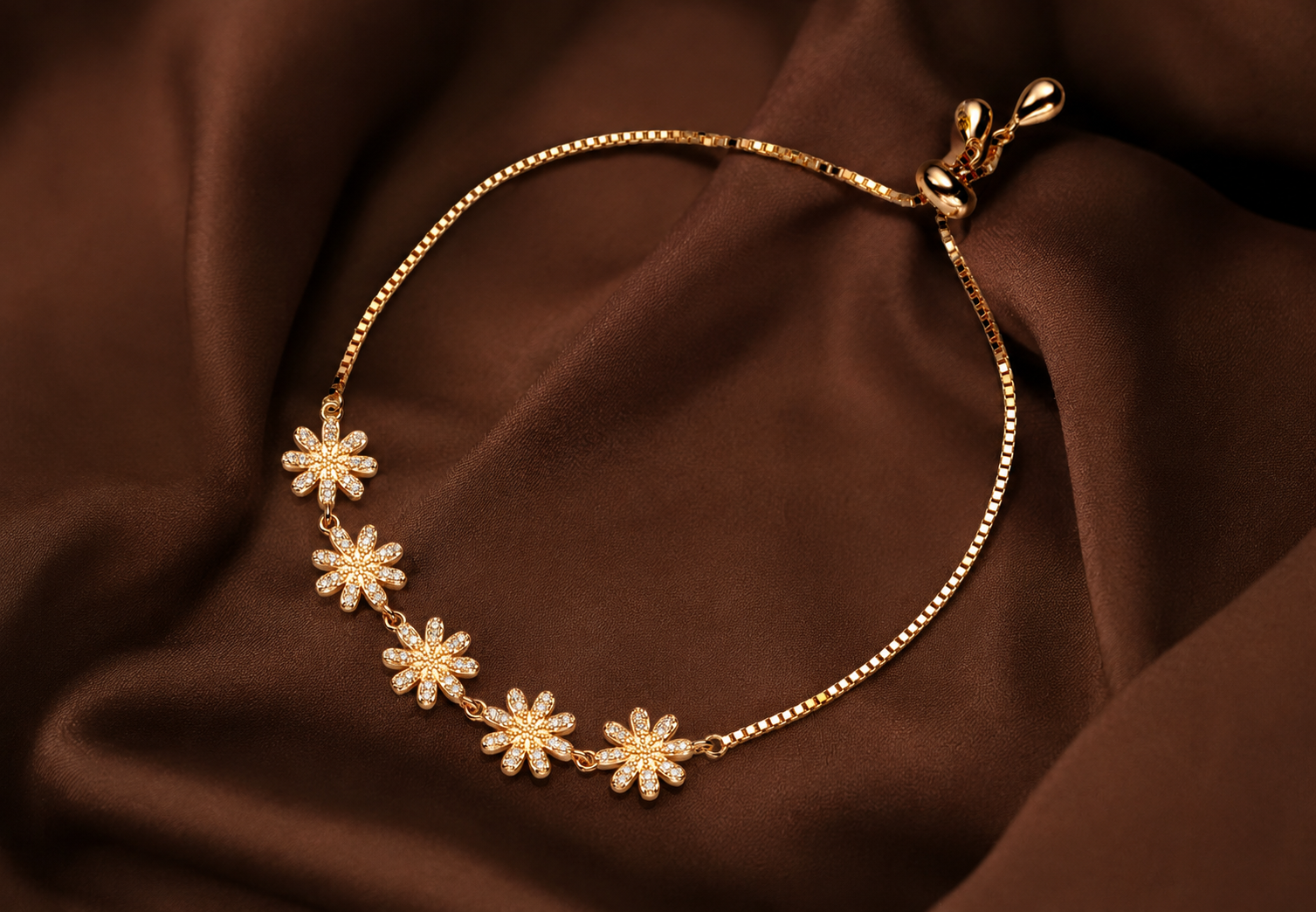 golden daisy adjustable bracelet golden daisy adjustable bracelet