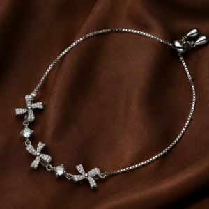 romantic heart adjustable bracelet