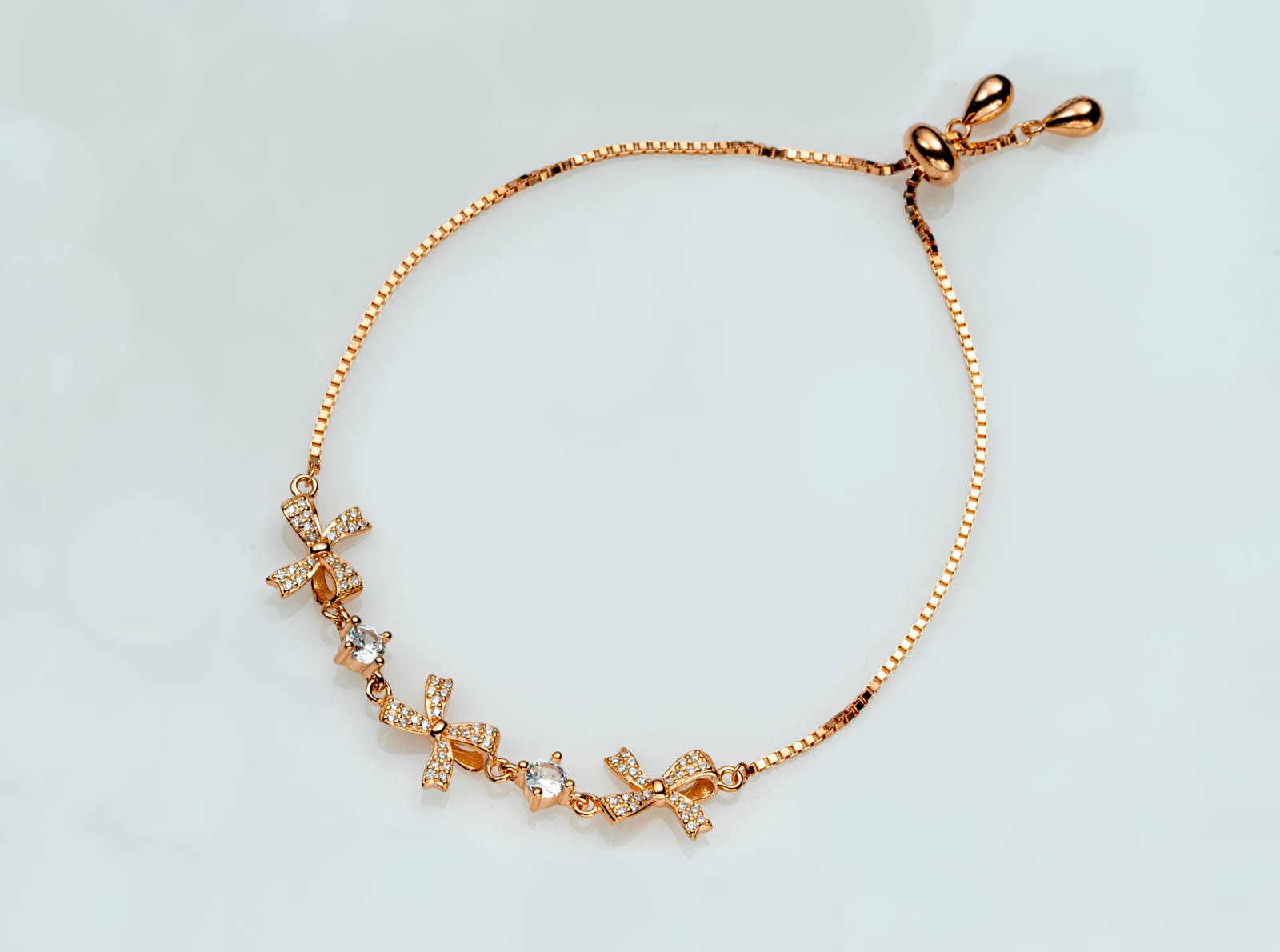 crystal bow adjustable bracelet crystal bow adjustable bracelet