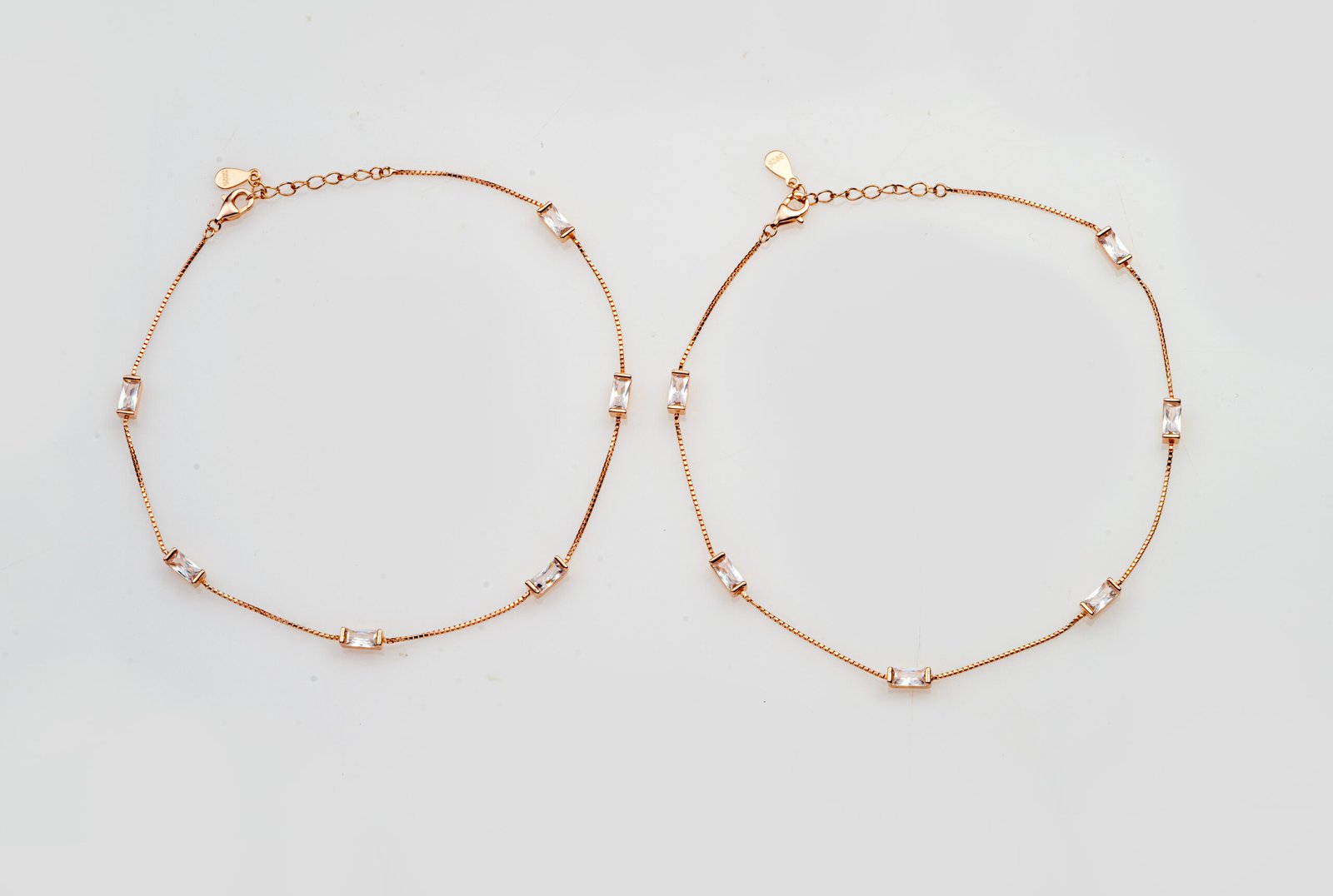 crystal line anklet crystal line anklet
