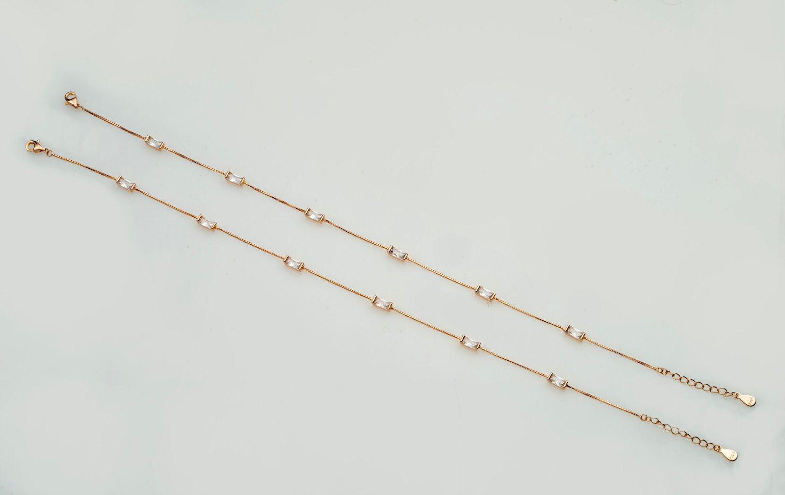 crystal line anklet crystal line anklet