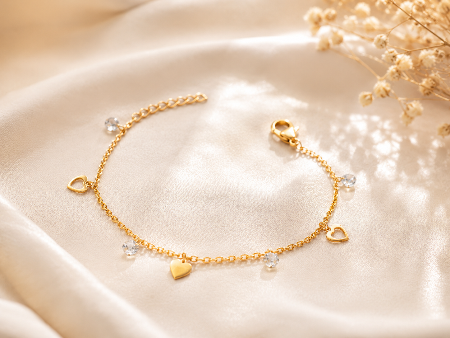 tiny heart baby bracelet tiny heart baby bracelet