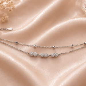 tria square zircon bracelet