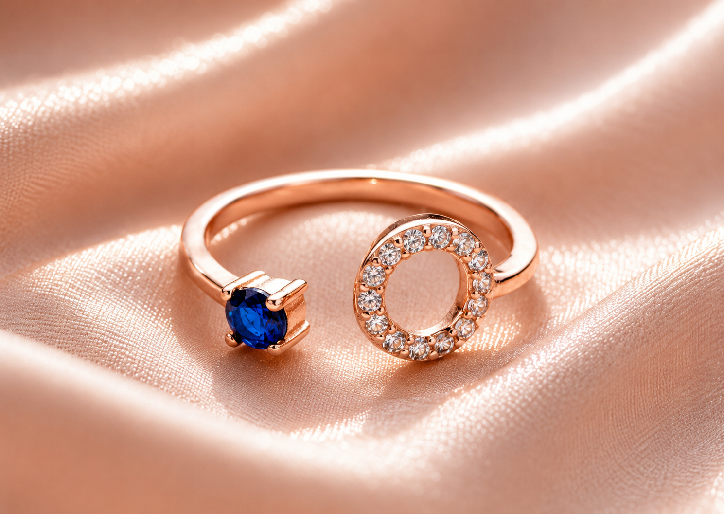 sapphire halo twist ring sapphire halo twist ring