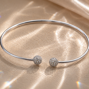 celestial spark open bangle