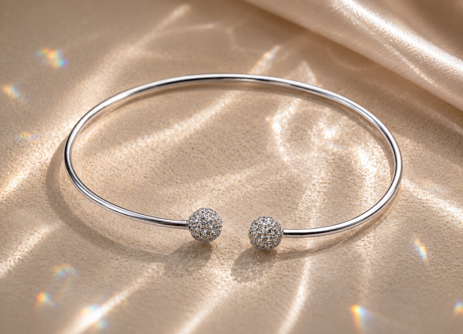 celestial spark open bangle celestial spark open bangle