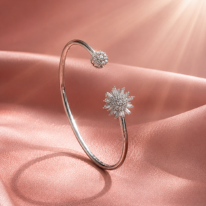 starlight bloom open bangle