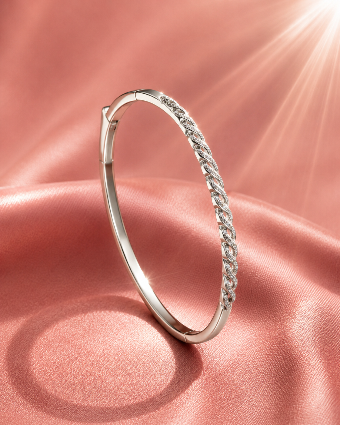 twisted elegance silver bracelet twisted elegance silver bracelet