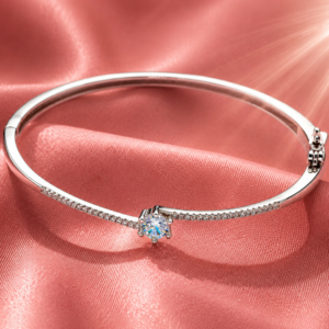 solitaire grace silver bracelet