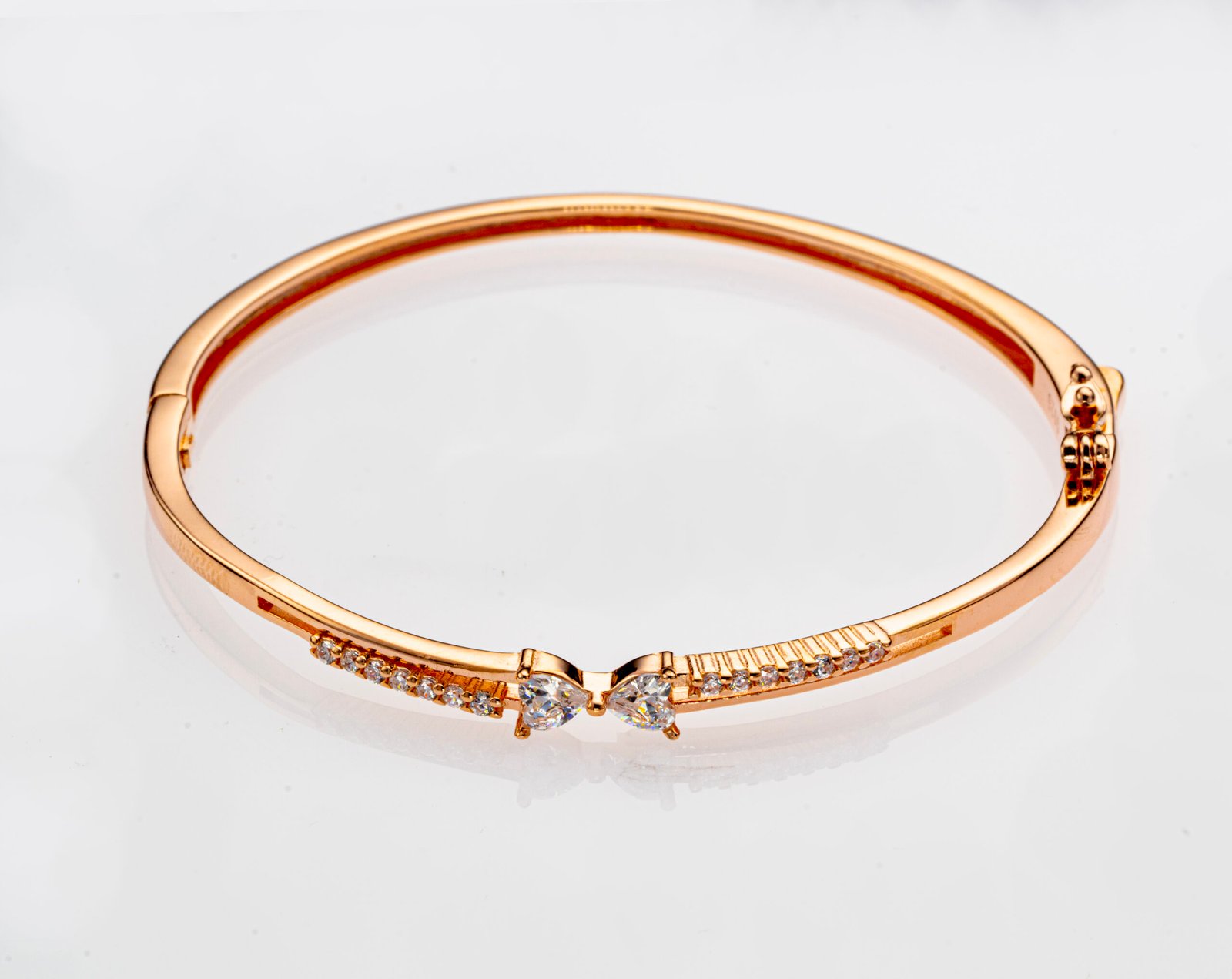 twin spark rose gold bracelet twin spark rose gold bracelet