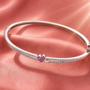 heart of love silver bracelet
