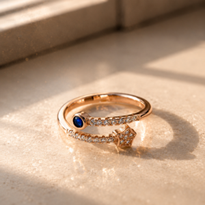 midnight star wrap ring