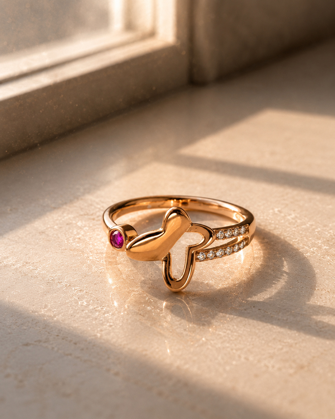 butterfly glow ring butterfly glow ring