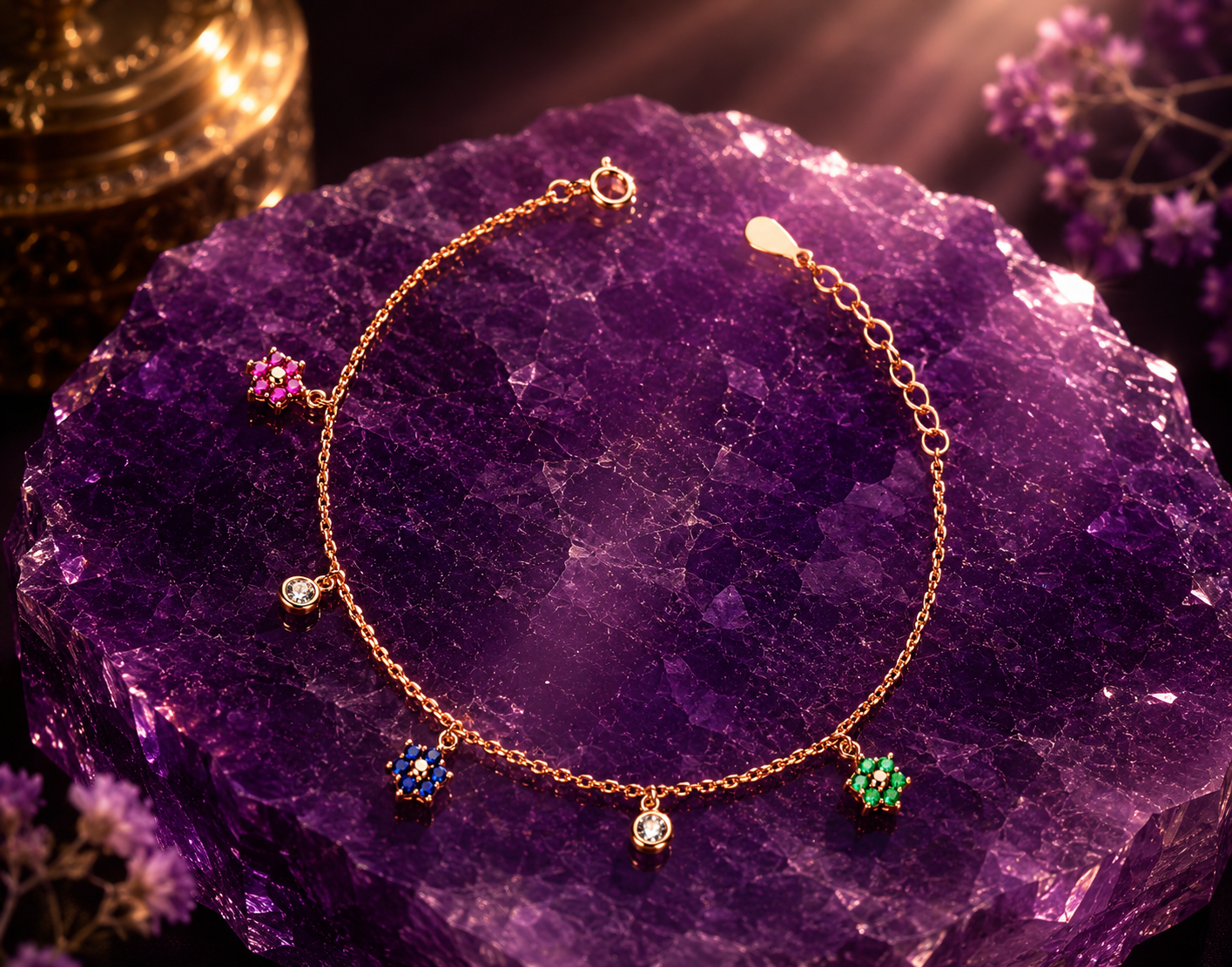 celestial bloom charm bracelet celestial bloom charm bracelet