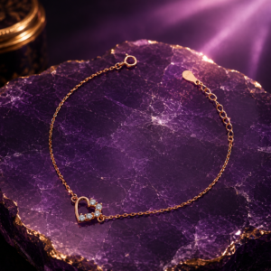 crystal heart whisper bracelet