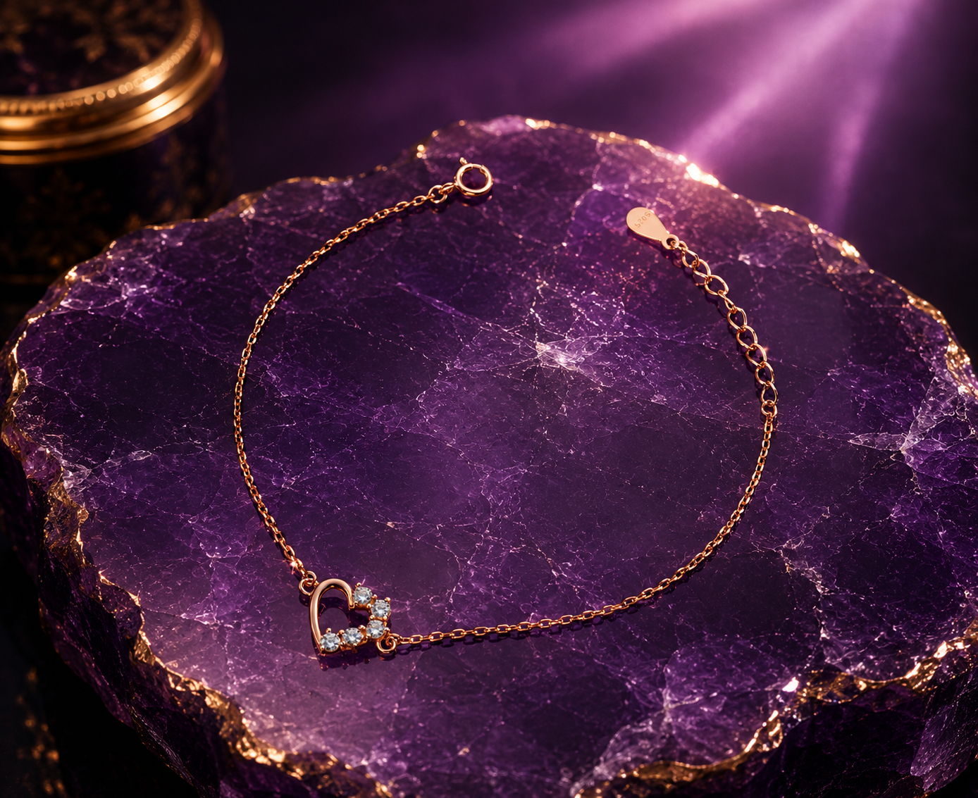 crystal heart whisper bracelet crystal heart whisper bracelet