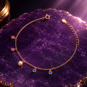 azure halo solitaire bracelet