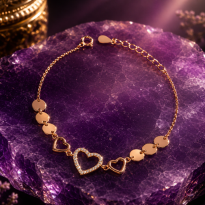 golden floral radiance bracelet