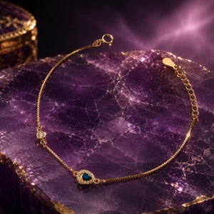 sapphire halo grace bracelet