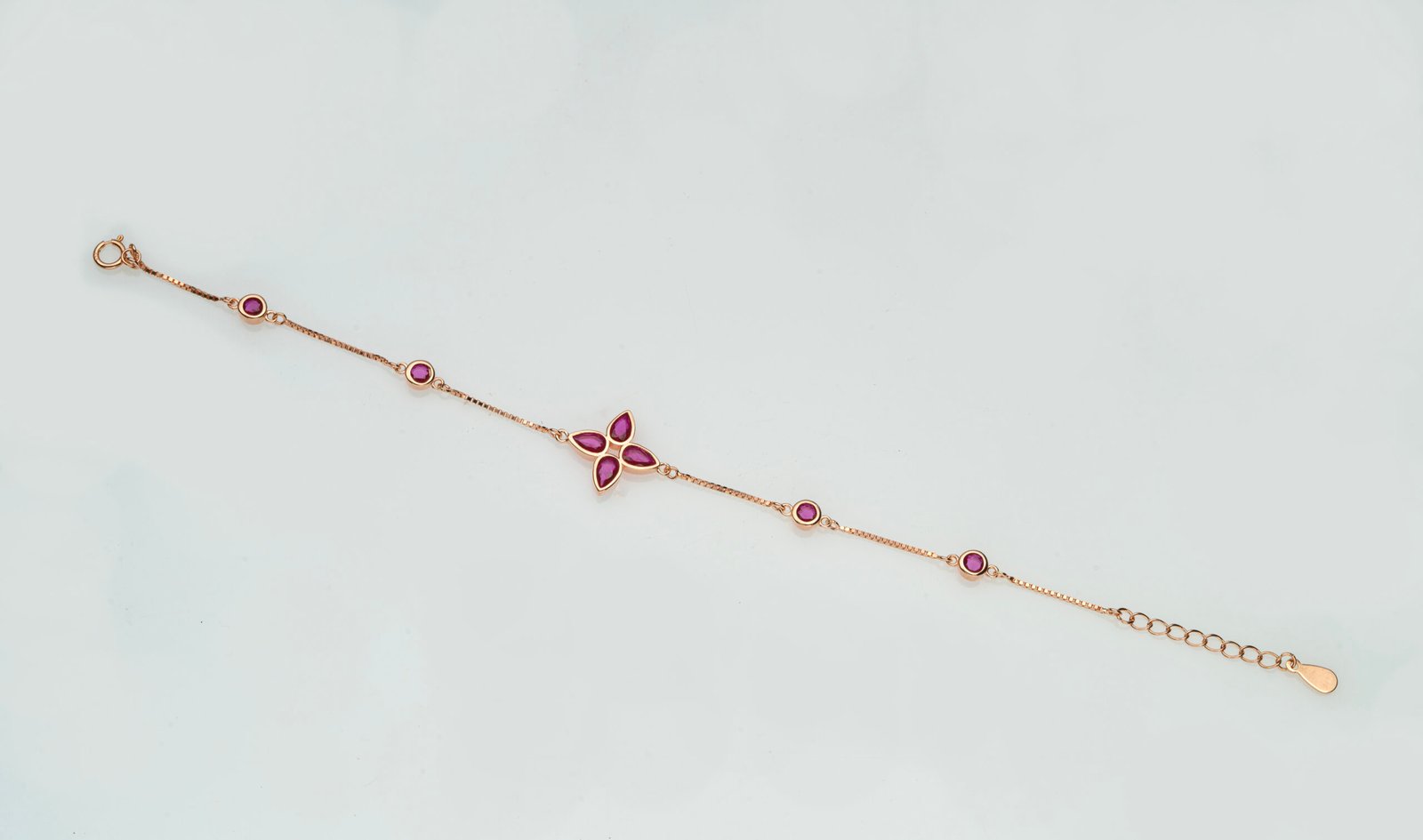 ruby blossom charm bracelet ruby blossom charm bracelet