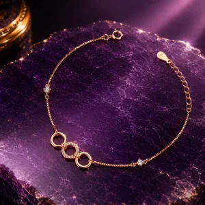 romantic hearts cascade bracelet