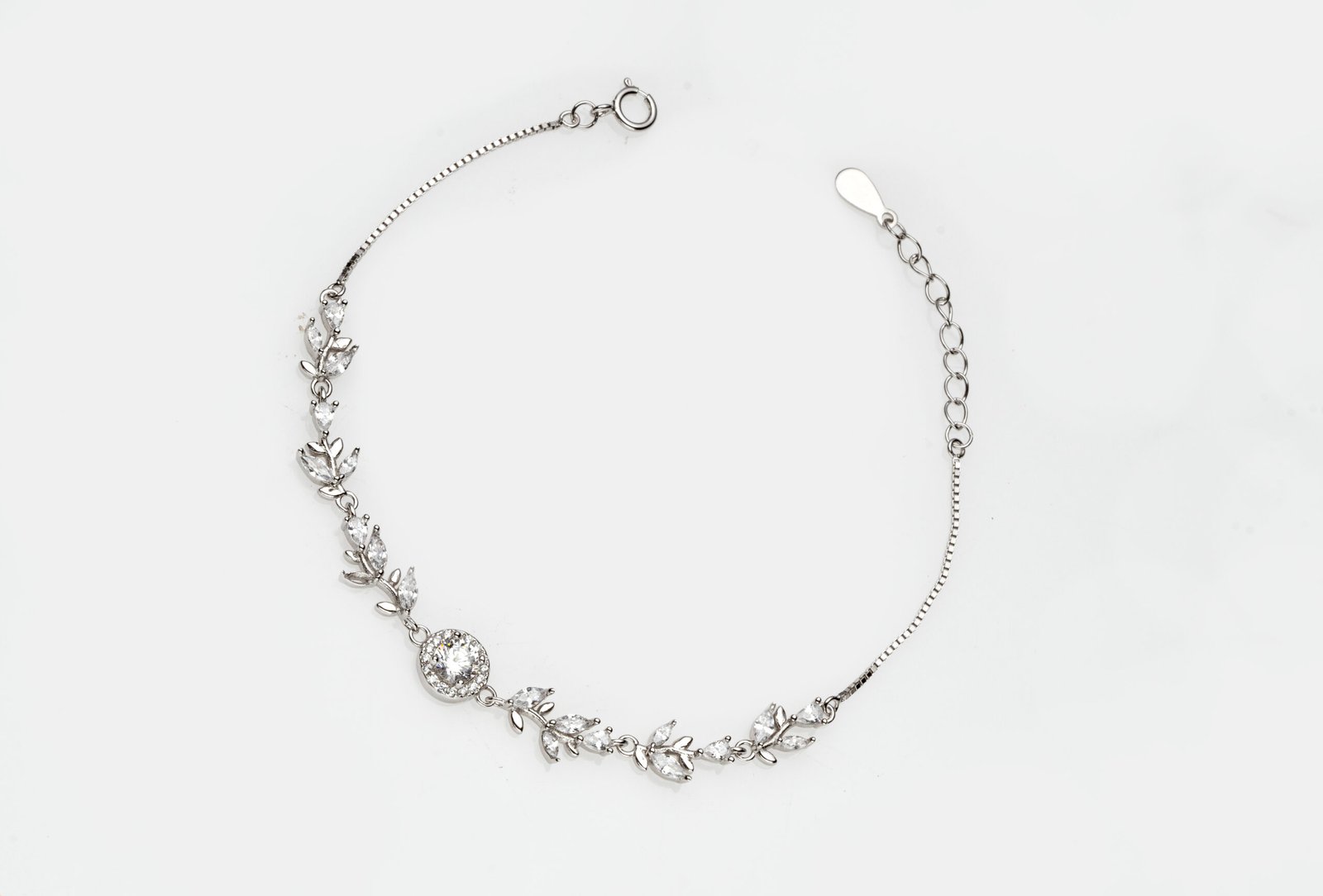 sapphire tear halo bracelet sapphire tear halo bracelet