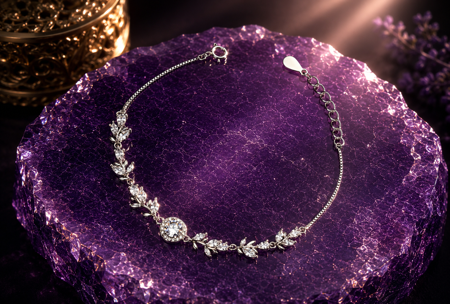 sapphire tear halo bracelet sapphire tear halo bracelet