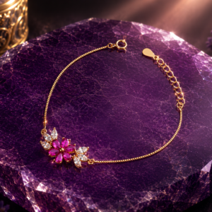 ruby blossom radiance bracelet