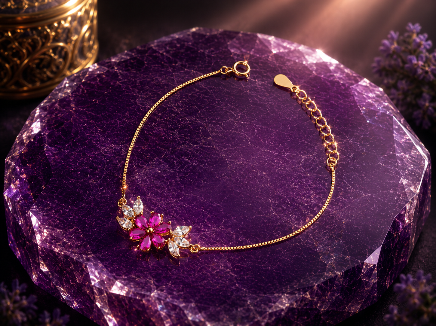 ruby blossom radiance bracelet ruby blossom radiance bracelet