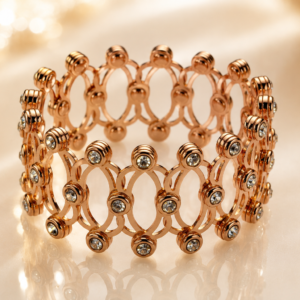 rose aura magic bracelet – rose gold edition