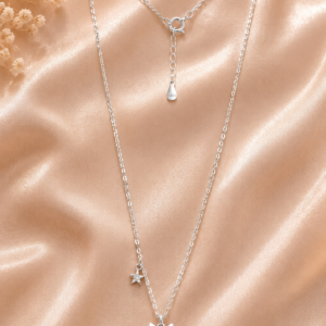 celestial shell charm necklace