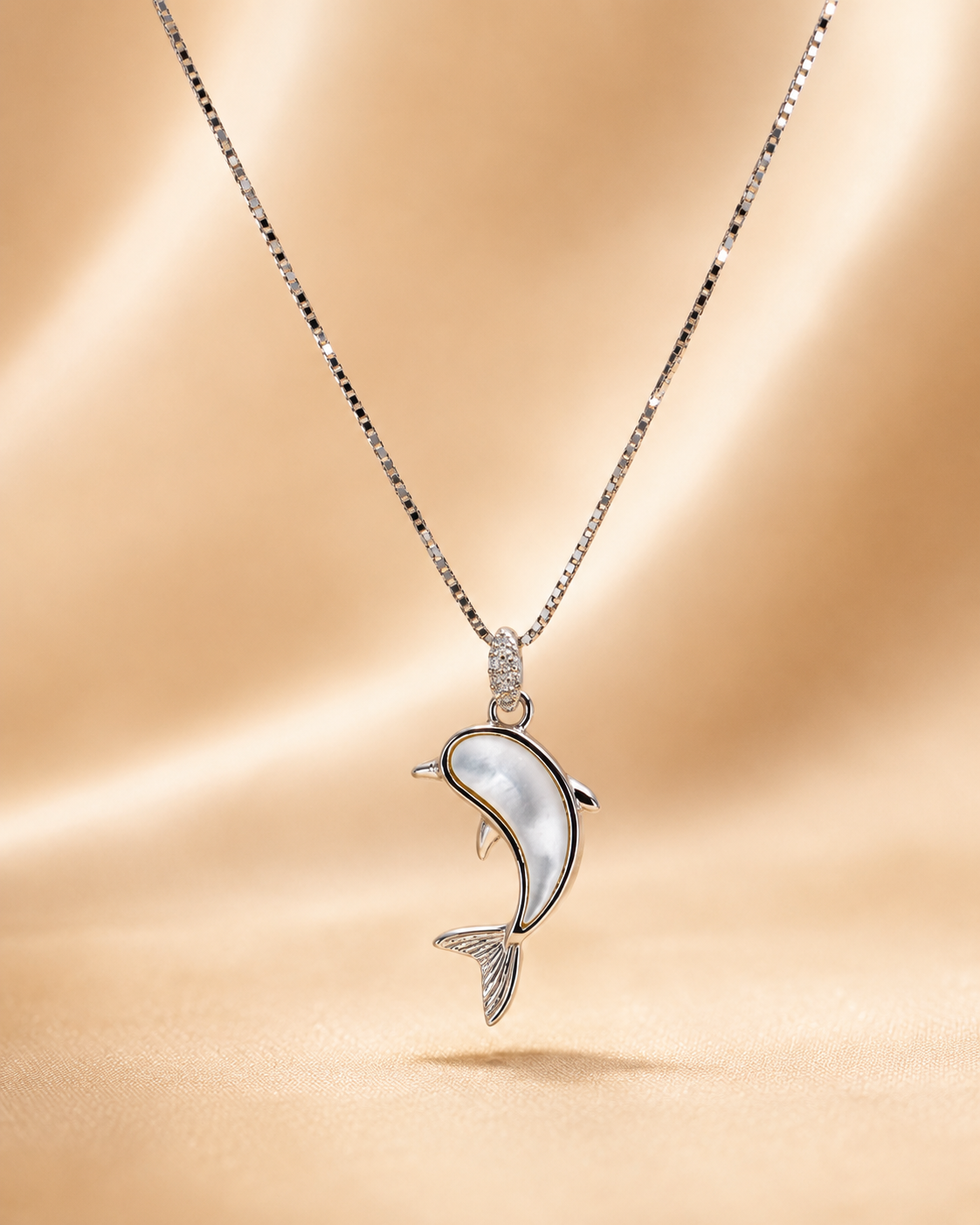 moonwave dolphin pendant moonwave dolphin pendant