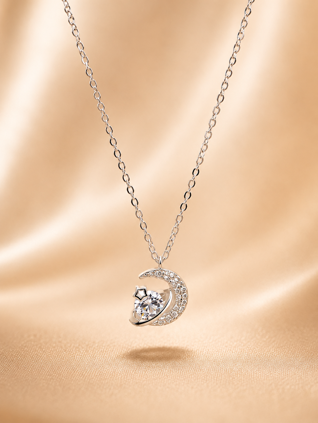 silver kiss crystal pendant silver kiss crystal pendant