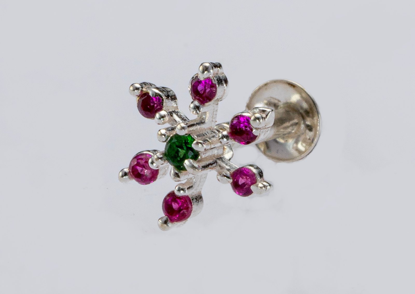 ruby bloom star nose pin ruby bloom star nose pin