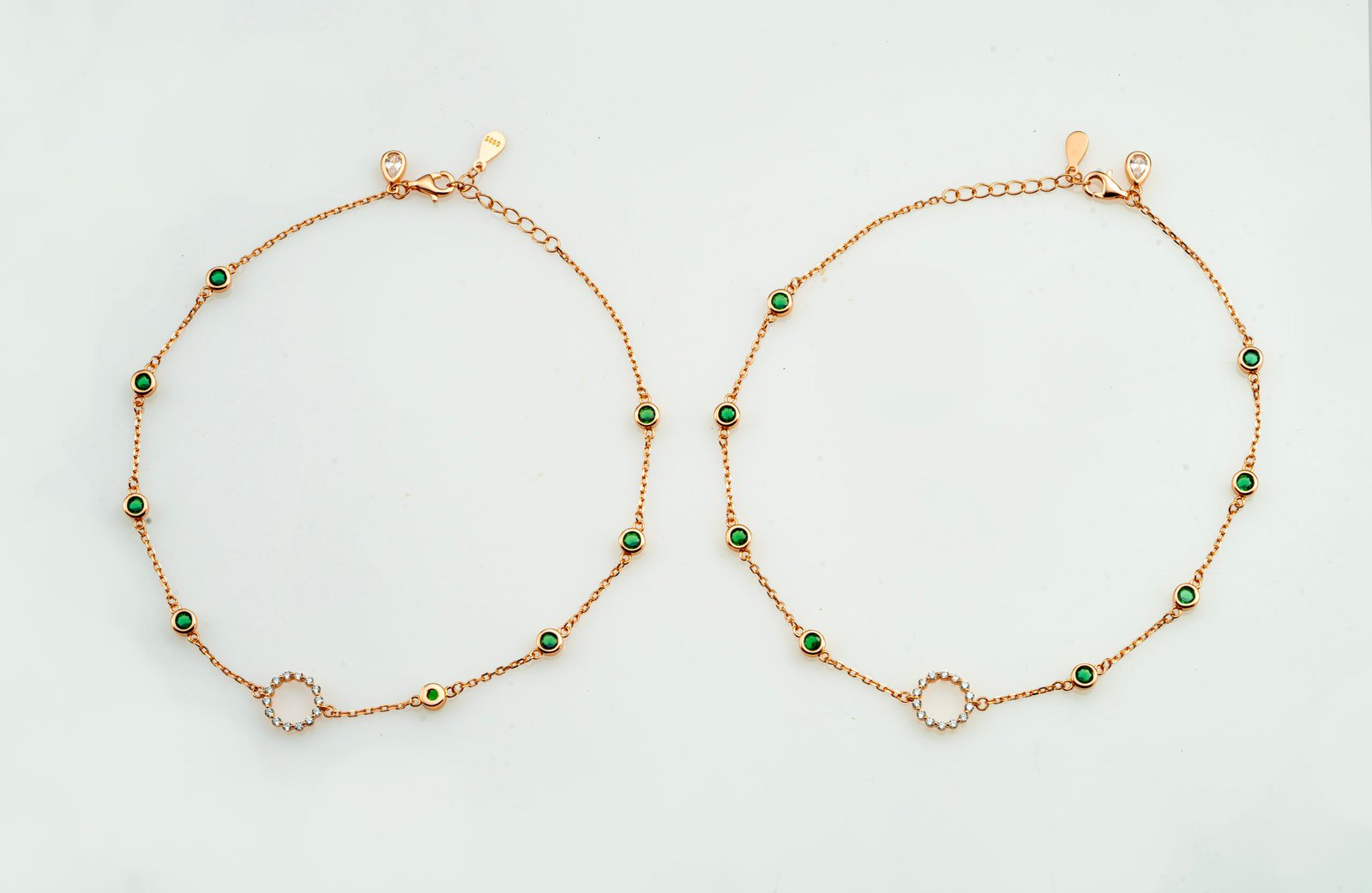 emerald orbit anklet emerald orbit anklet