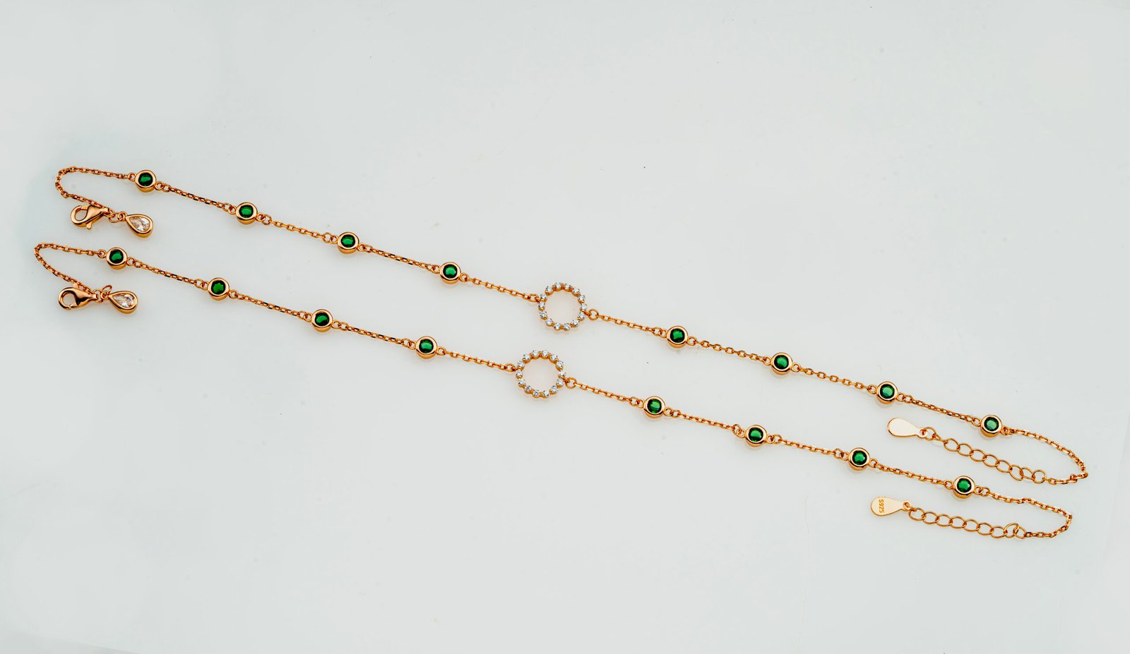 emerald orbit anklet emerald orbit anklet