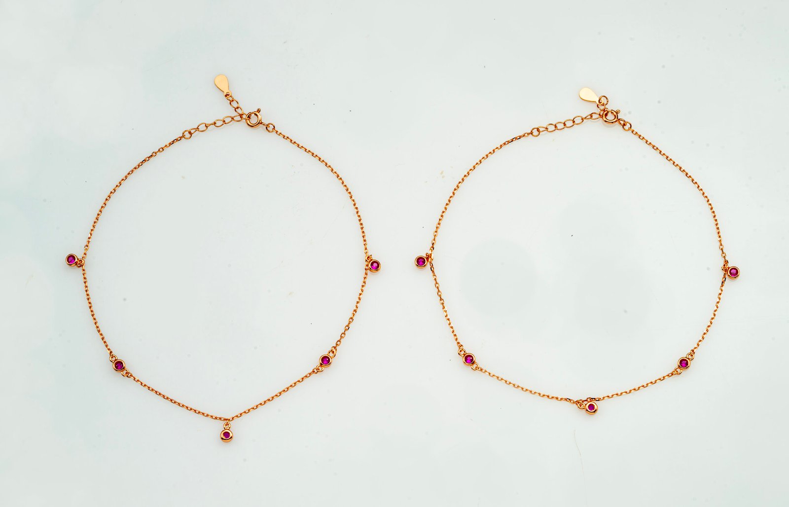 ruby glow anklet ruby glow anklet