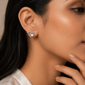 lunéa hearts studs