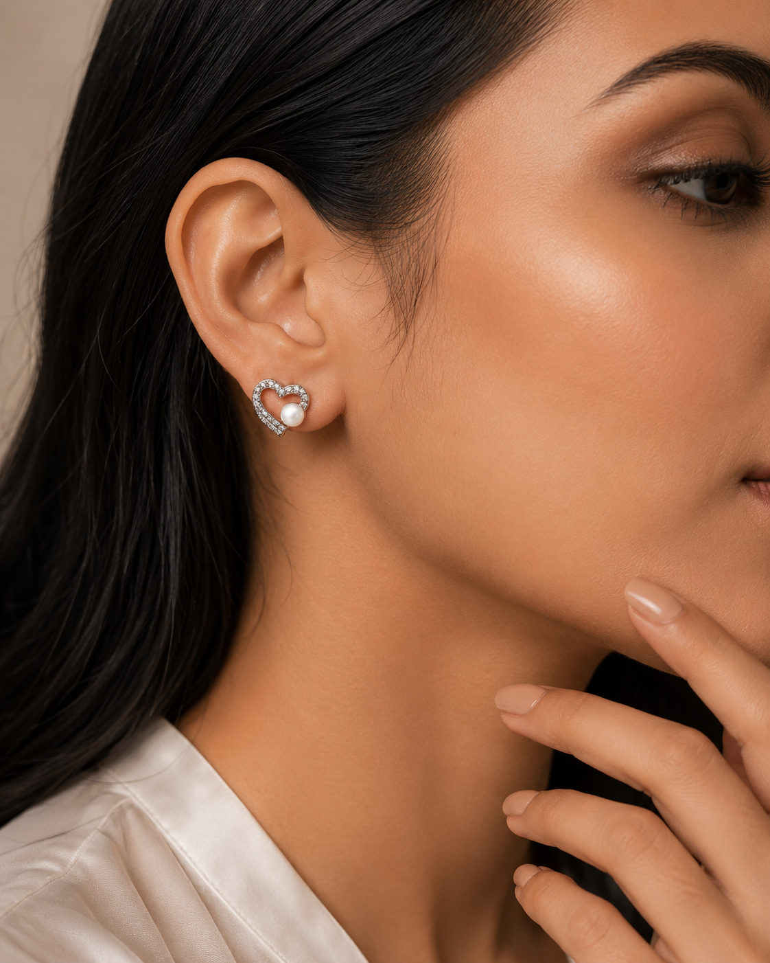 lunéa hearts studs lunéa hearts studs