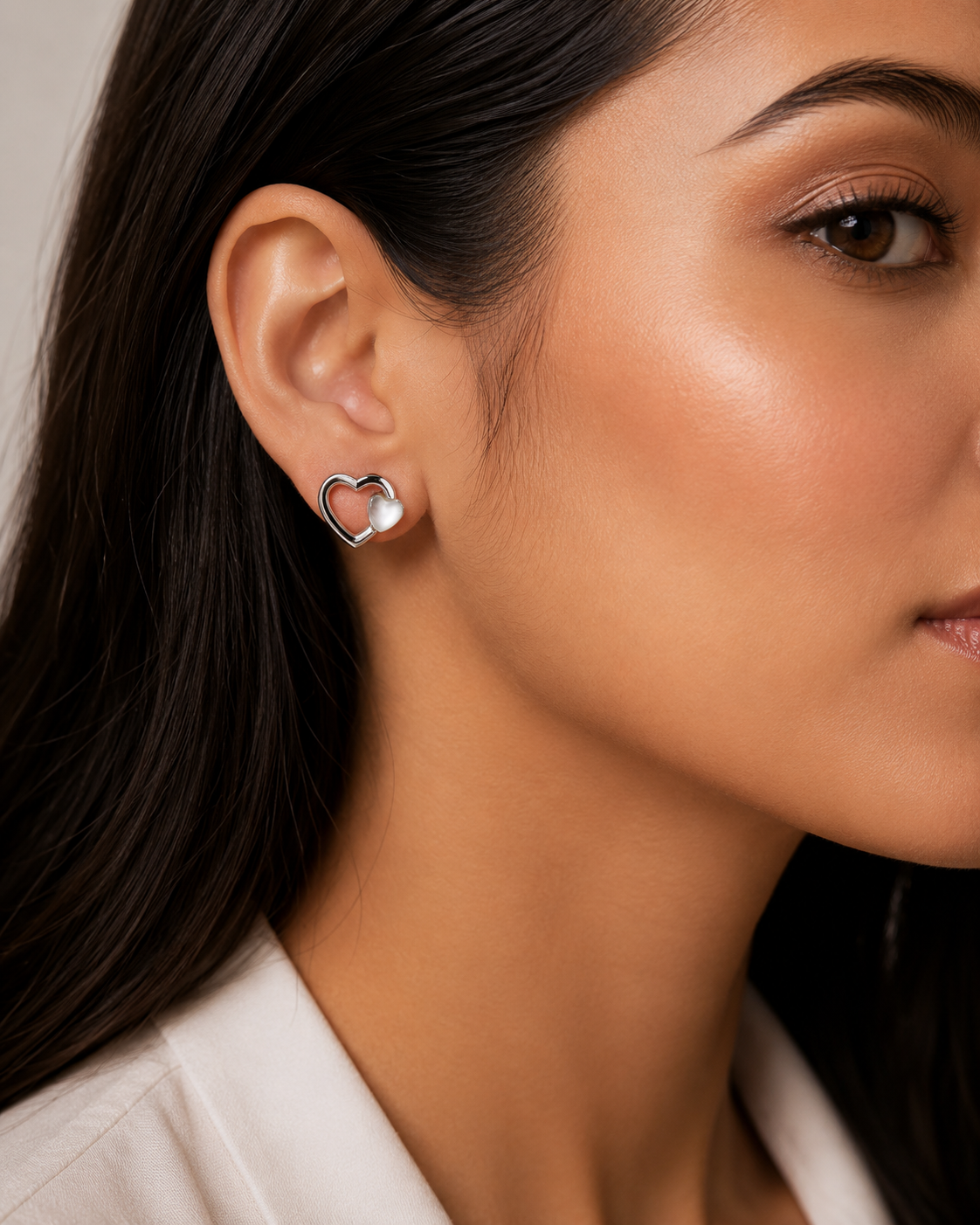 veloura hearts studs veloura hearts studs