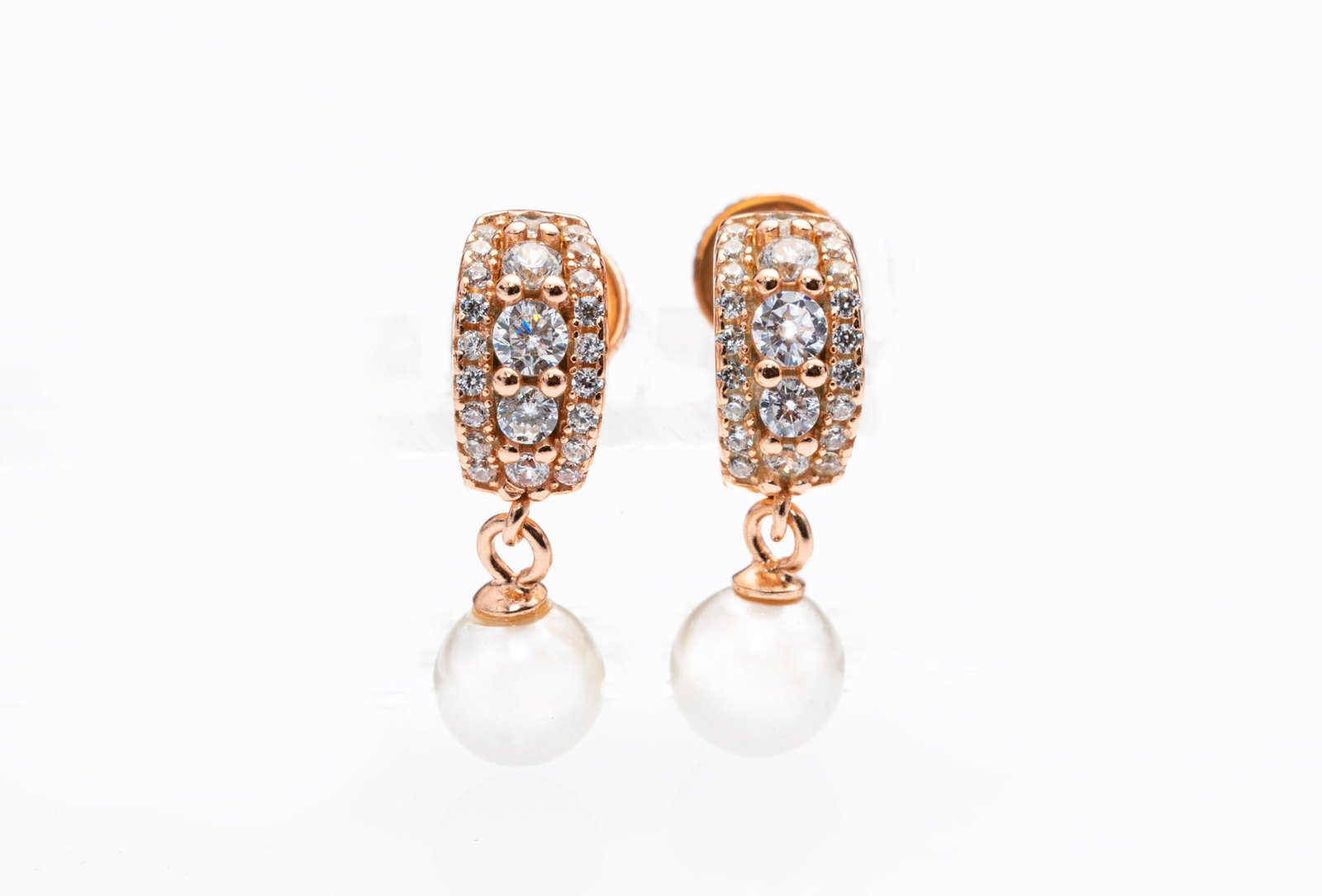 rose gold trio spark studs rose gold trio spark studs