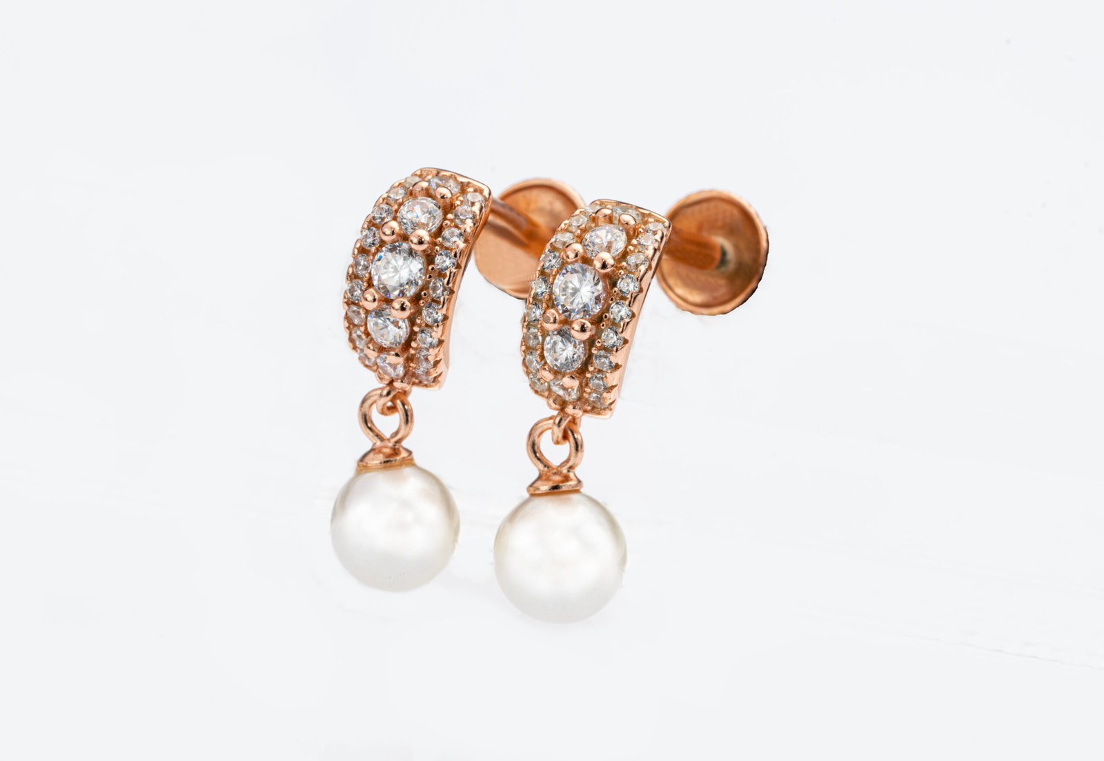 rose gold trio spark studs rose gold trio spark studs