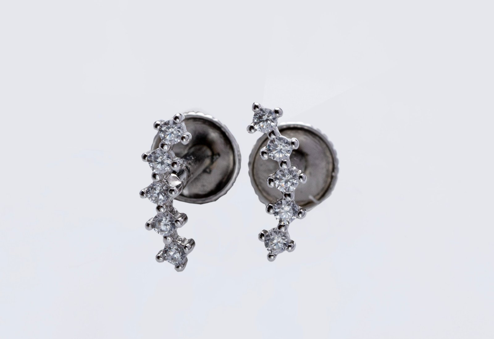 sterling arc crystal climbers sterling arc crystal climbers
