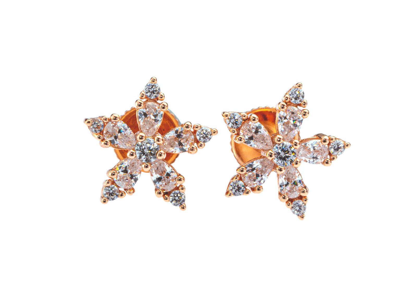 aurora petal studs aurora petal studs