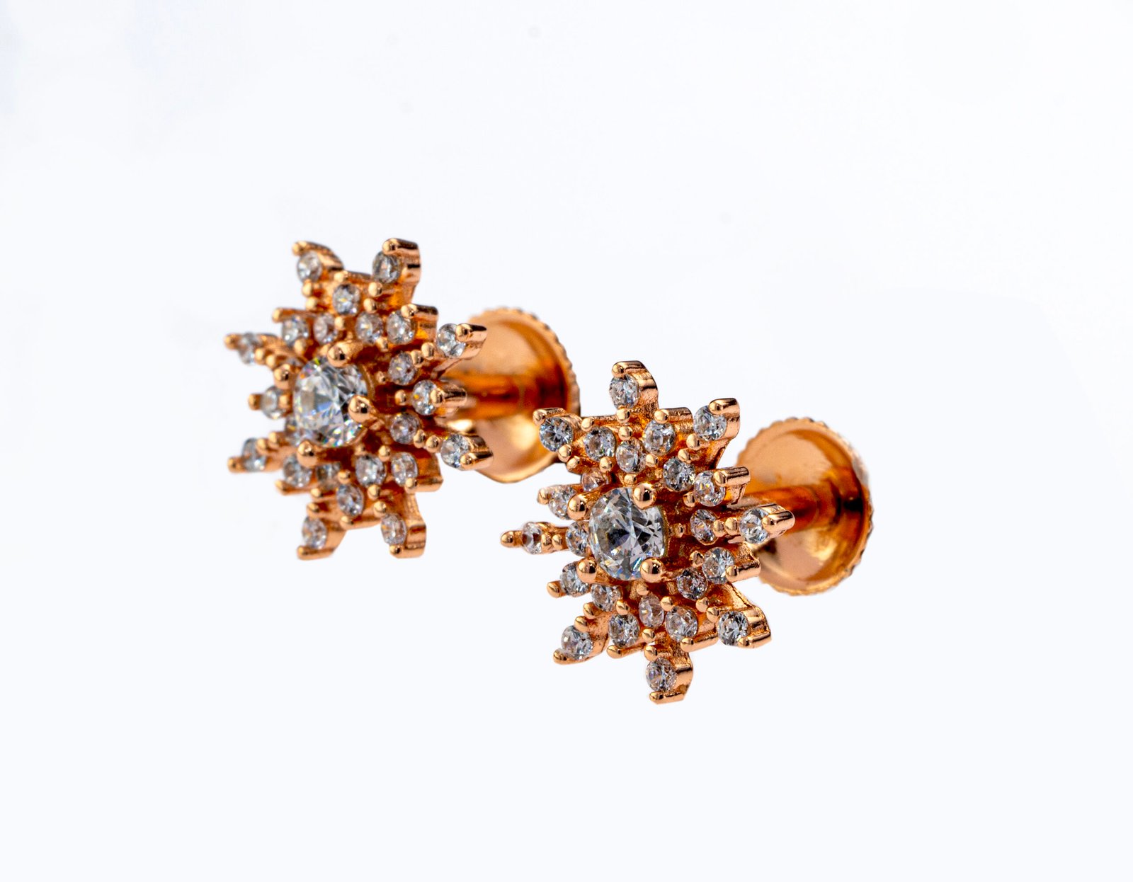 emerald nova flower studs emerald nova flower studs
