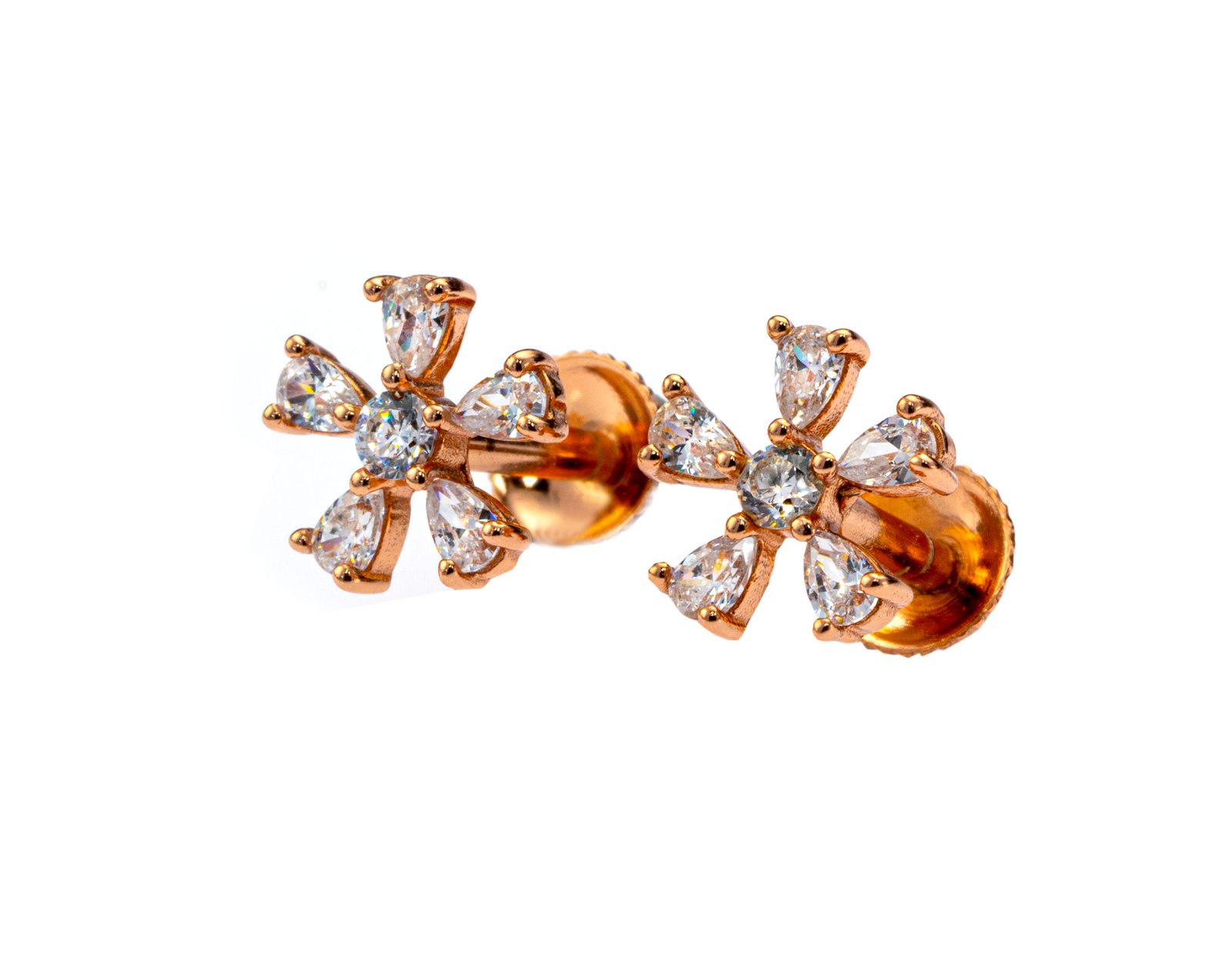 crystal daisy glow studs crystal daisy glow studs