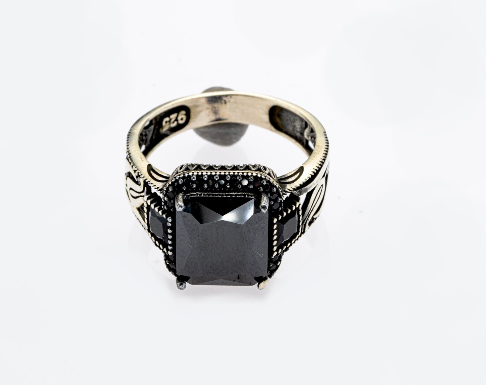 noir monarch statement ring noir monarch statement ring