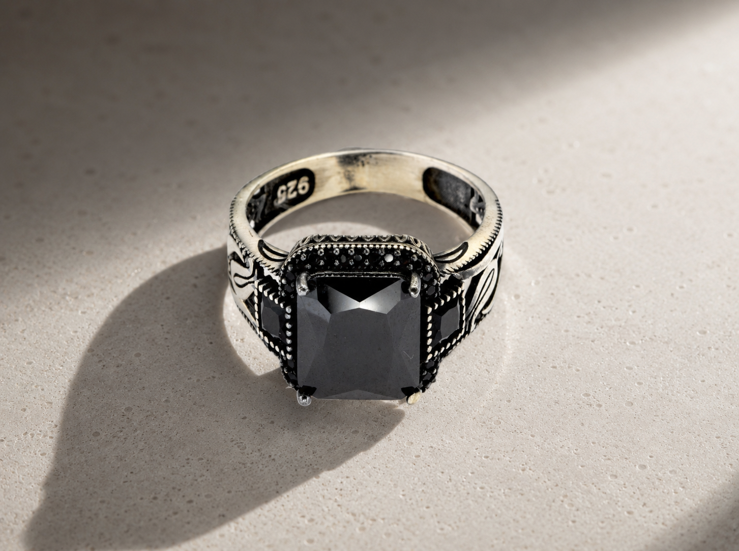 noir monarch statement ring noir monarch statement ring